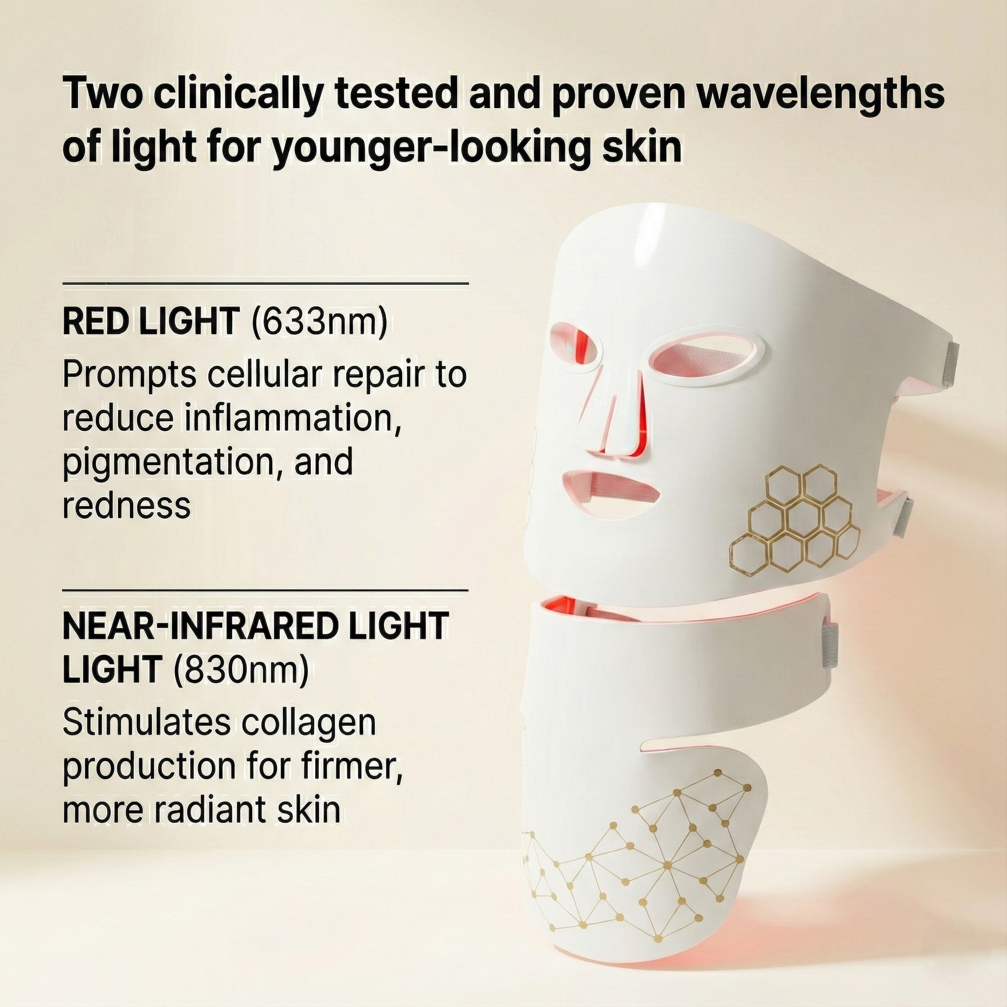 Rallune® PhotonWave 4D LED Mask